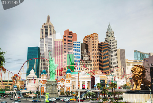 Image of Las Vegas boulevard in the morning