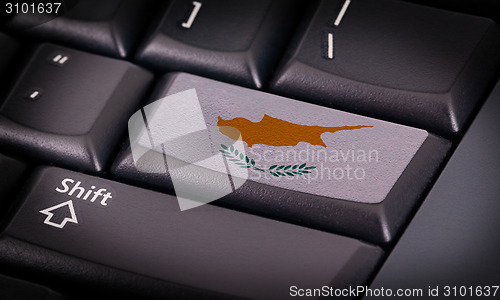 Image of Flag on keyboard