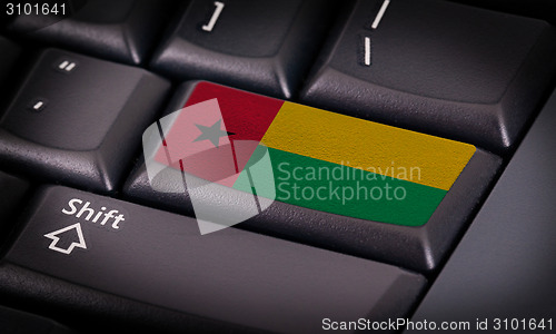 Image of Flag on keyboard