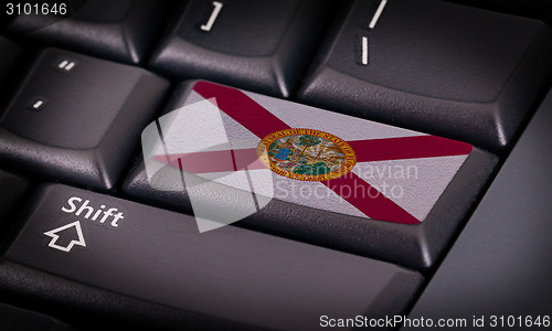 Image of Flag on keyboard