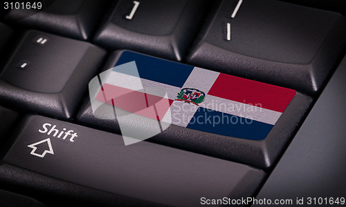 Image of Flag on keyboard