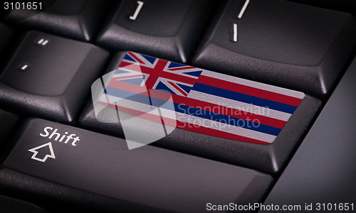 Image of Flag on keyboard