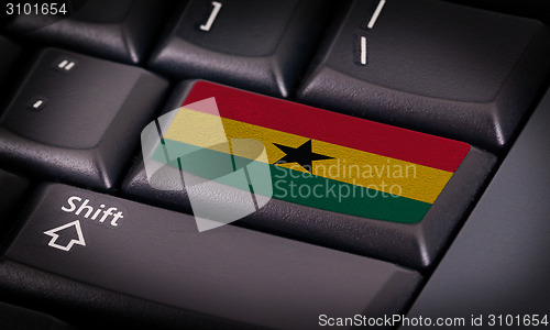 Image of Flag on keyboard