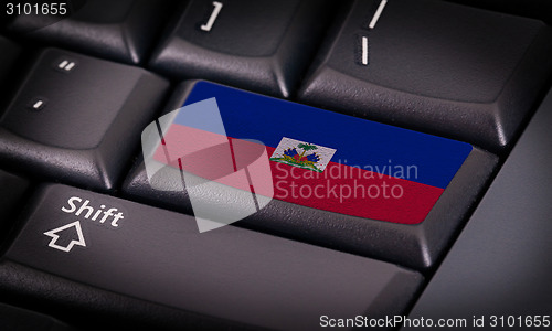 Image of Flag on keyboard