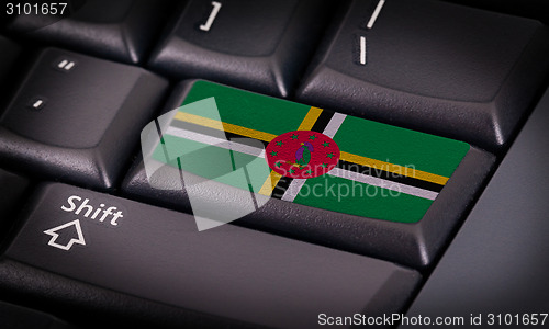 Image of Flag on keyboard