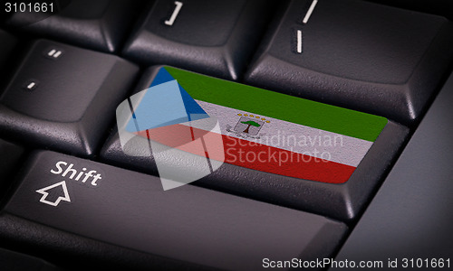 Image of Flag on keyboard