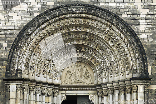 Image of Doorway of Church of Saints Cyril and Methodius, Prague