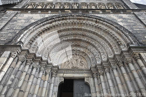 Image of Doorway of Church of Saints Cyril and Methodius, Prague