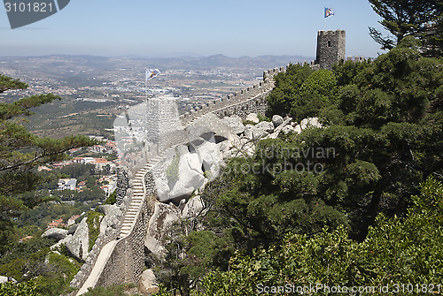 Image of Castle of the Moors in Sintra