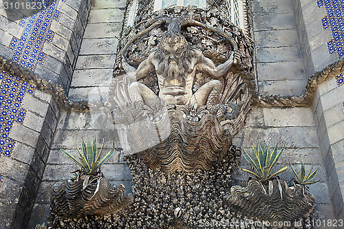 Image of Sea monster in Pena palace, Sintra