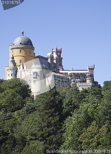 Image of Pena palace in Sintra, Portugal