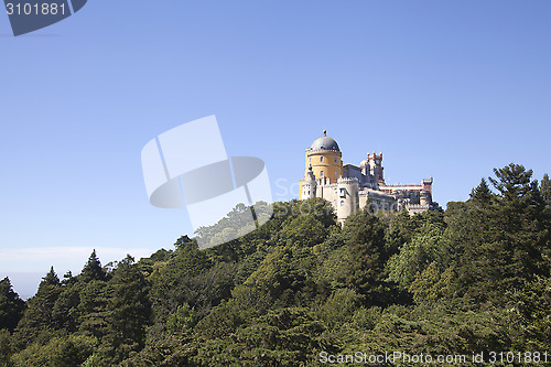 Image of Pena palace in Sintra, Portugal