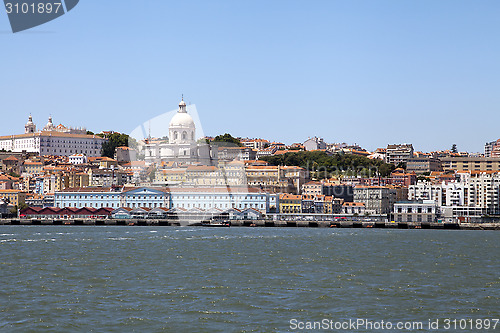 Image of View of Lisbon from Tagus river