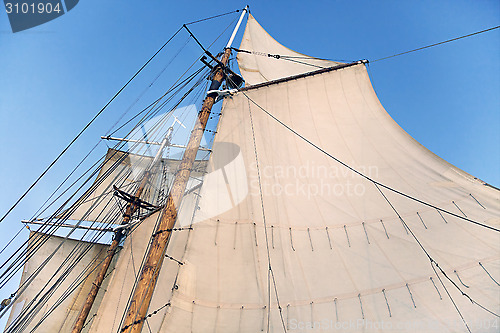 Image of Mast of a tall ship