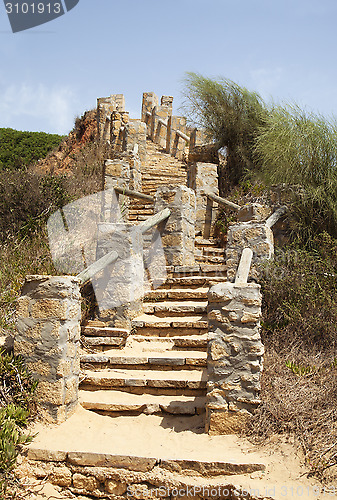 Image of Stairs leading to a beach