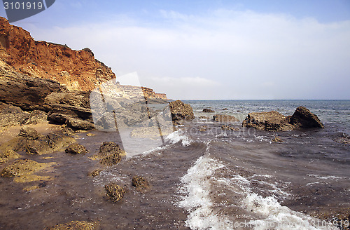 Image of Sea coast in the ebb