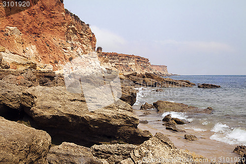 Image of Sea coast in the ebb