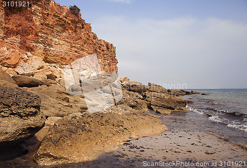 Image of Sea coast in the ebb