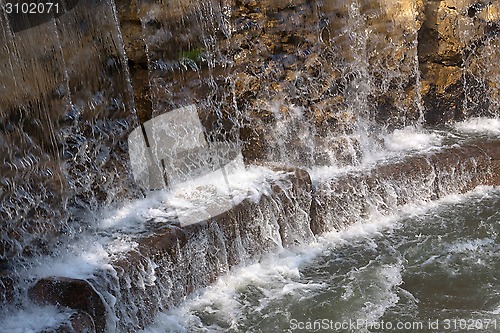 Image of Water falling from above