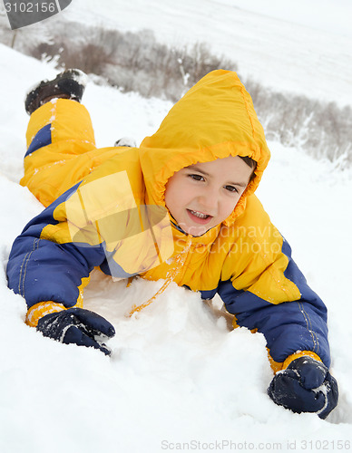 Image of Playing in the snow