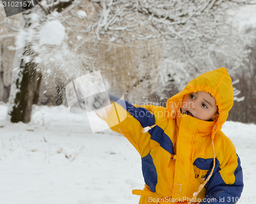 Image of Playing in the snow