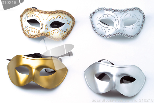 Image of four masks