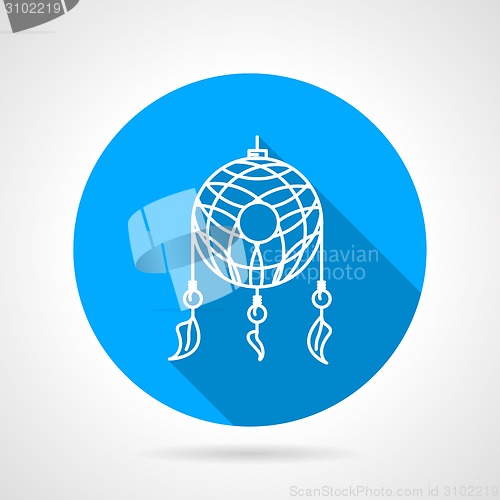 Image of Flat vector icon for dream catcher