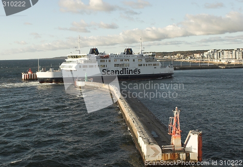 Image of Ferry in the harbour