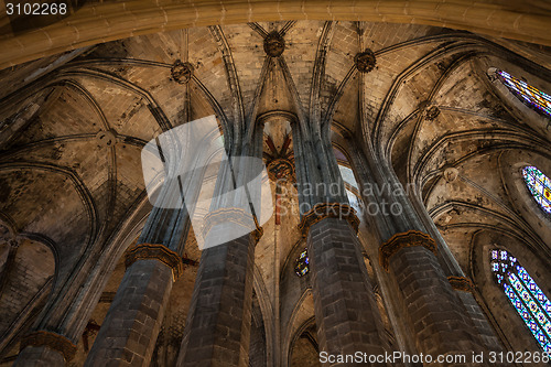 Image of Gothic church interior