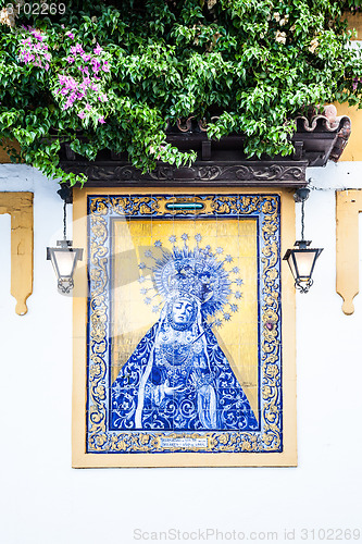 Image of Catholic Altar in public street