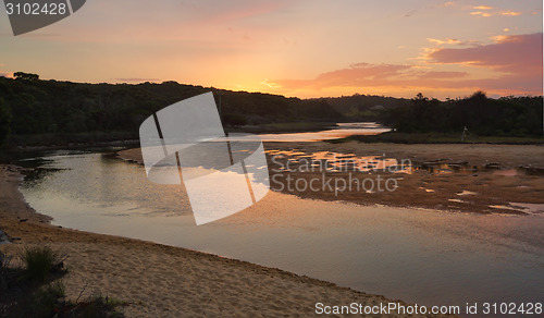 Image of Cuttagee Lake inlet