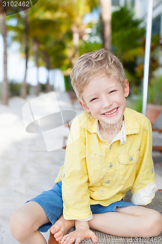 Image of kid at vacation
