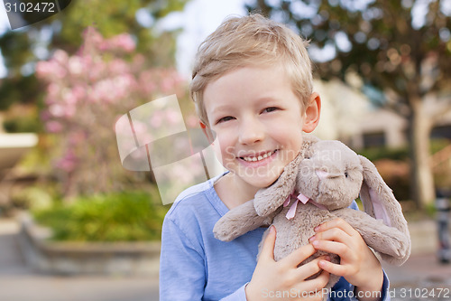 Image of kid at easter time