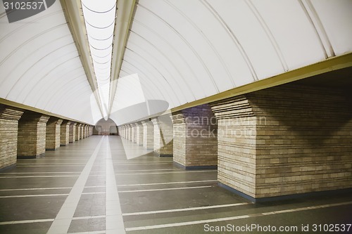 Image of Subway station in a big city 