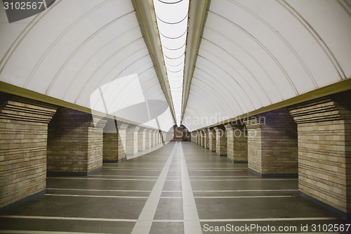 Image of Subway station in a big city 