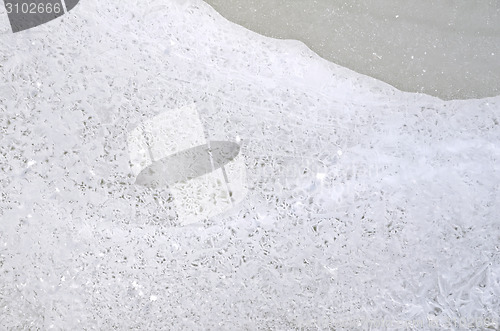Image of Ice river texture