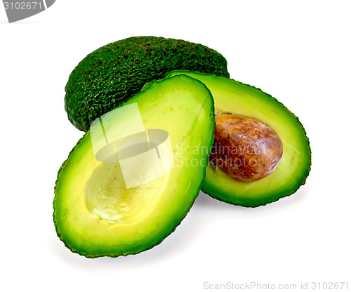 Image of Avocado is cut