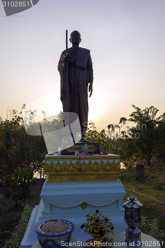 Image of Monk Sculpture.