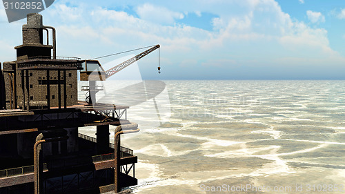 Image of Oil rig  platform