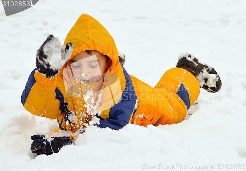Image of Playing in the snow