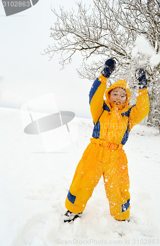 Image of Playing in the snow