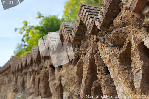 Image of Grungy stone wall