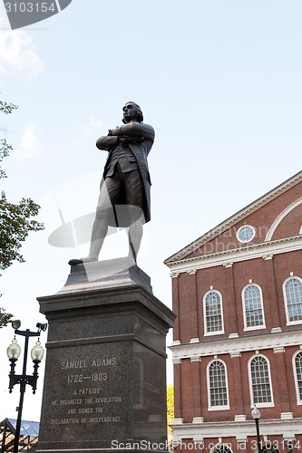 Image of Samuel Adams Statue Boston