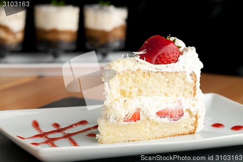 Image of Strawberry Shortcake Slice