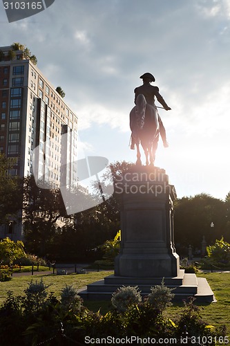 Image of Boston George Washington Statue