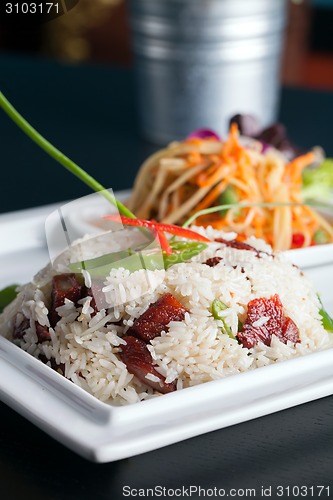 Image of Thai Pork and Rice Dish