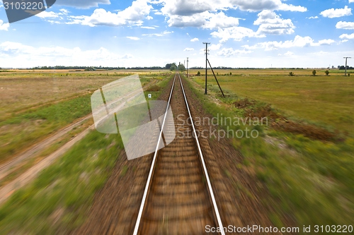 Image of Cargo trains in old train depot