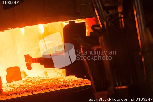 Image of Hot iron in smeltery