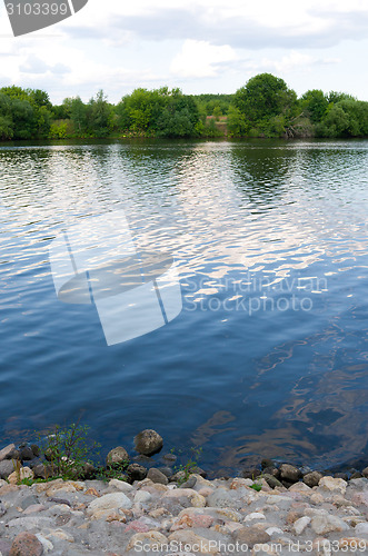 Image of landscape with river