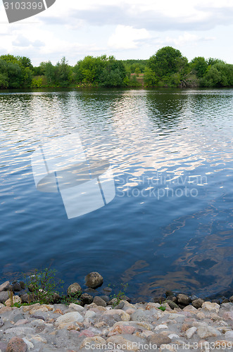 Image of landscape with river
